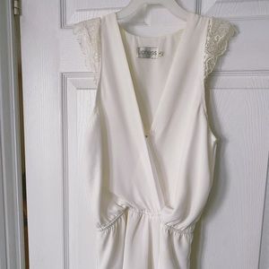 Lioness White Romper